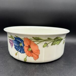 Villeroy & Boch Amapola 8' Souffle Casserole Round Bake Baking Vegetable